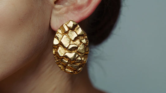 Elevate Your Style with Our Stunning Nugget Earrings