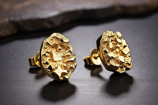 The Timeless Beauty of Gold Nugget Earrings