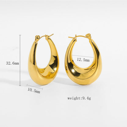 gold  hoop earrings