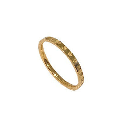 Textured Gold Nugget Ring For Men