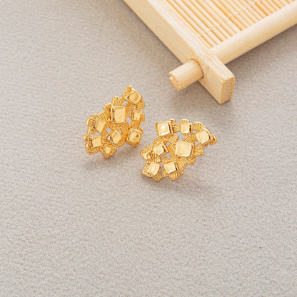 Nugget Irregular Square Earrings for Women nugget earrings