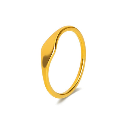 Gold Signet Ring Womens