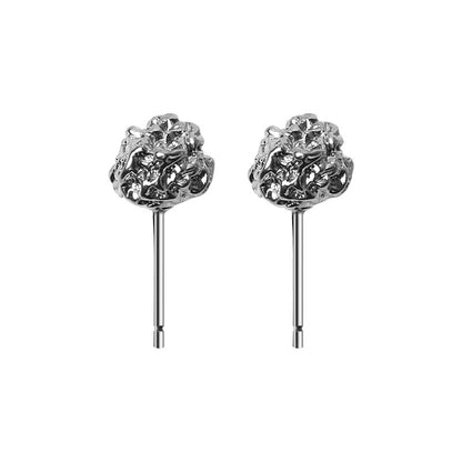 Gold Nugget Iregular Geomtric Stud Earrings nugget earrings