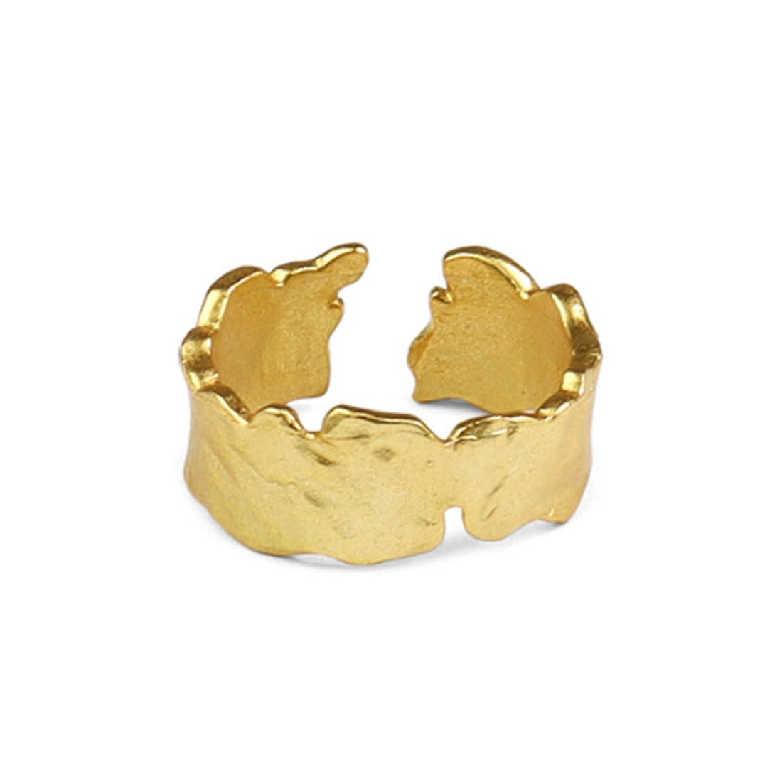Irregular Gold Nugget Ring