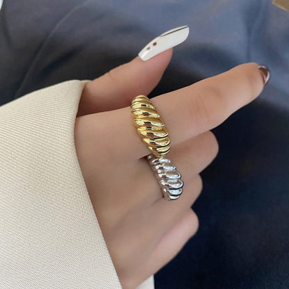 14k Gold Sterling Silver Patisserie Ring