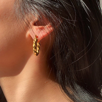 golden nugget earrings